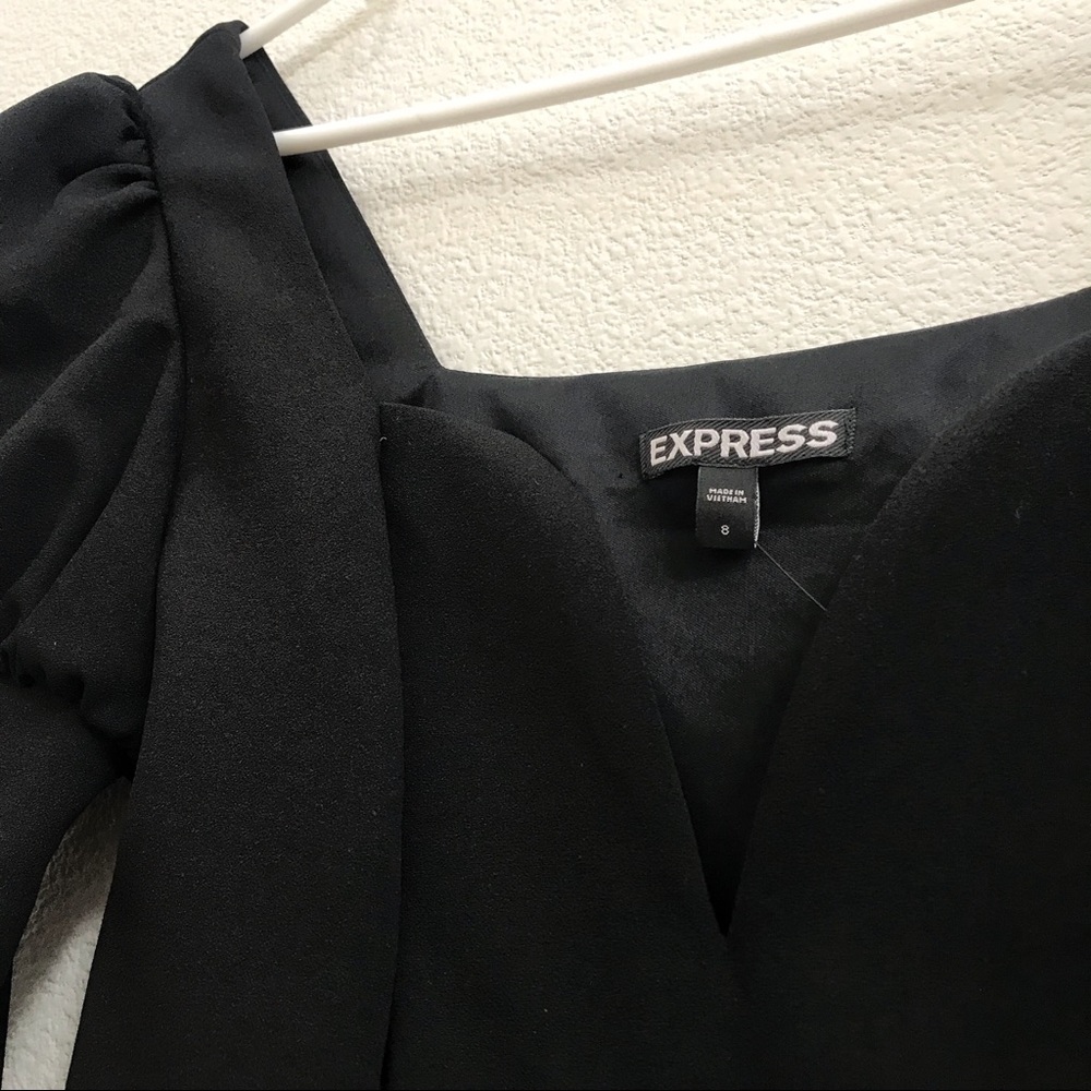 Express Puffed Shoulder Sheath Dress - Picture 4 of 4